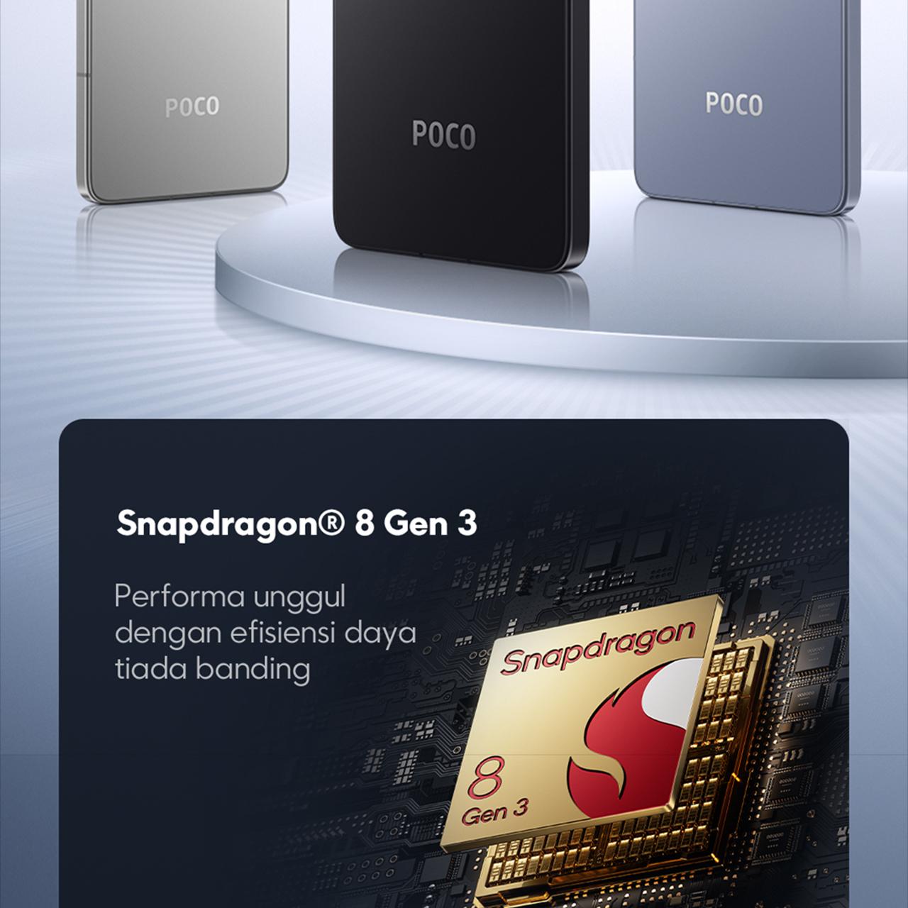 POCO F7 Pro (12GB/512GB) | Snapdragon 8 Gen 3 | Massive 6000mAh battery | 2K 120Hz Flow AMOLED display | 50MP dual camera with OIS [Official Store]