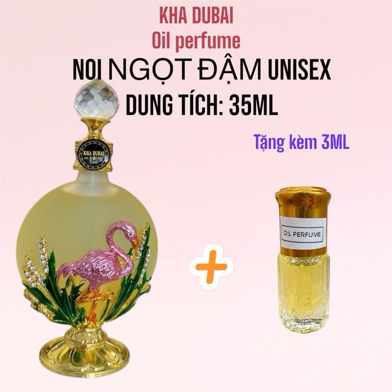   KÈM 3ML  Tinh dầu nước hoa Kha Dubai oil perfume 35ML hương NOI ngọt đậm unisex 