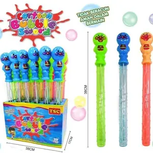 Mainan Bubble Sabun Stick Gelembung Tiup Balon Karakter