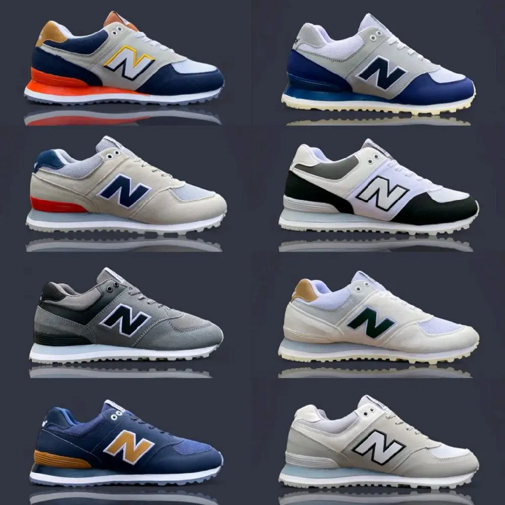 Big Sale Sepatu Kasual Nb Pria Wanita  Sneakers Shoes Hitam Putih Sport