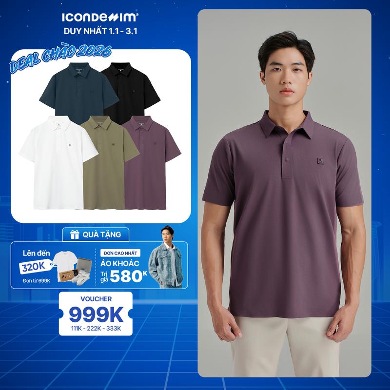  Áo Polo Nam ICONDENIM ProCool New Gen ICONDENIM Seam Sealing PLID0228 