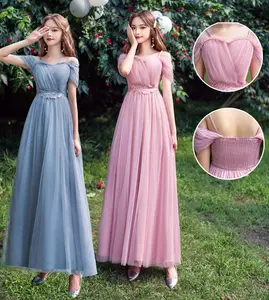 Gaun Bridesmaid Ukuran Besar Elegan Dress Pernikahan untuk Wanita Gemuk Model Mewah dan Nyaman Dipakai