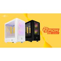 Gambar CASING CUBE GAMING EPIOM Tempered Glass/Mesh - Mid Tower mATX Tempered Glass/Mesh Case (Free 2x RGB Fan) dari Techno Computer Bali Kota Denpasar 2 Tokopedia