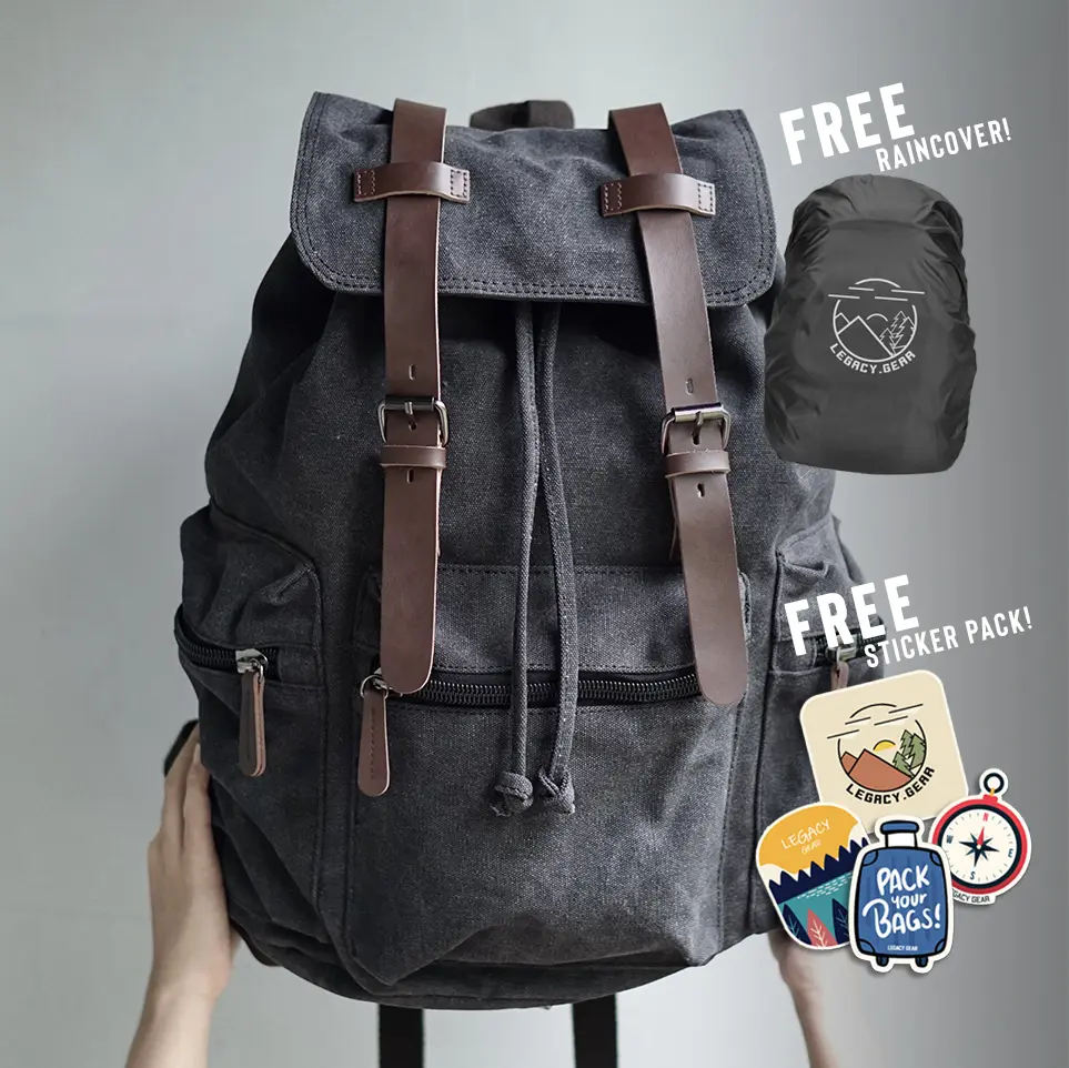 Vintage Titan - Legacy Gear - Tas Ransel Kerja Kuliah - Backpack - Tas Travel