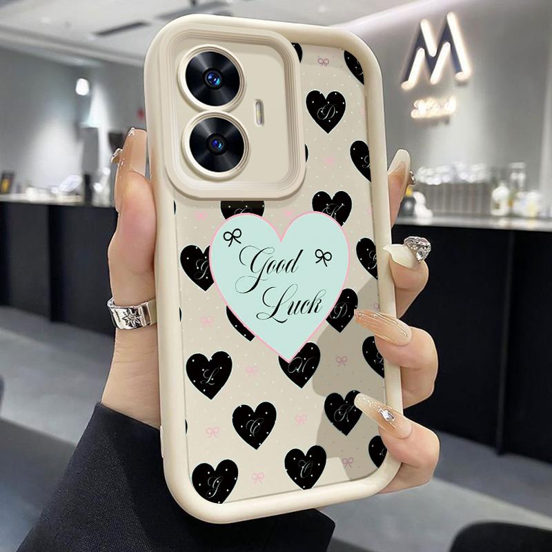Casing Hp Untuk Realme C55 Realme Narzo N55 Casing Hp Kasing Kesing Cesing Silikon Softcase Case Pola kartun anak kucing / cinta Kualitas unggul Kasingg ponsel Tahan drop 1