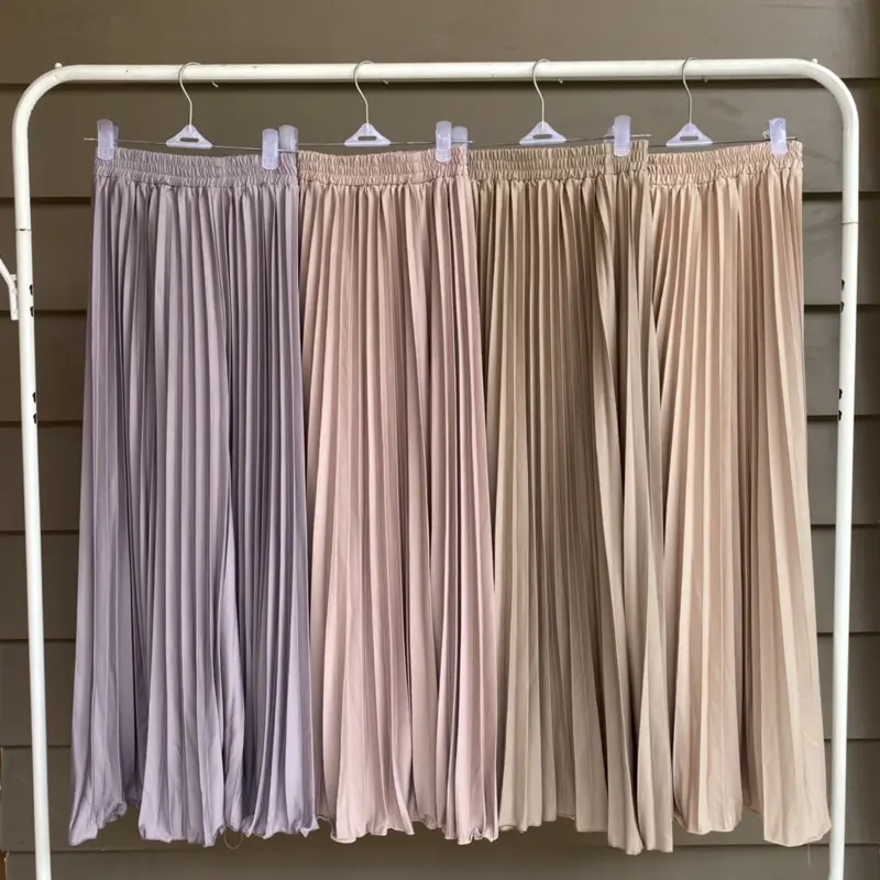 Rok Plisket Premium Grade A - Rok Panjang Untuk Wanita Dewasa 0