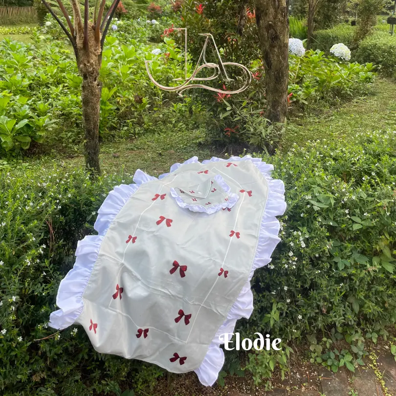 Sajadah Traveling - Elodie Ribbon Coquette | Sajadah Traveling Hadiah Gift Pita Coquette Vintage
