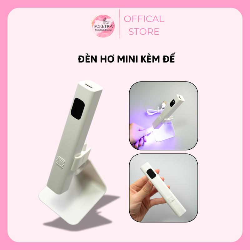 Đèn Hơ Mini Hand Light - Hơ Khô Móng Tay Móng Chân tiện lợi & nhỏ gọn cố định móng đá nail