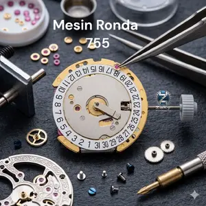 Mesin Jam Tangan Swiss Mesin Ronda 775,Type Tanggal Samping Dan Bawah