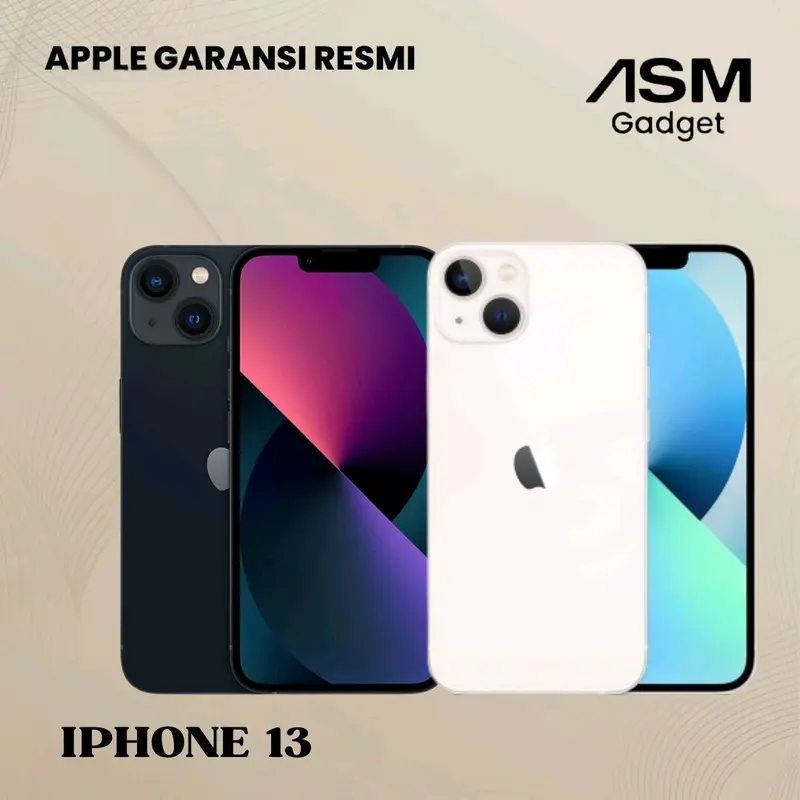 (ASM X SEFRICO) - iPhone 13 128 & 256 GB Garansi Resmi 1Th TAM / GDN 0