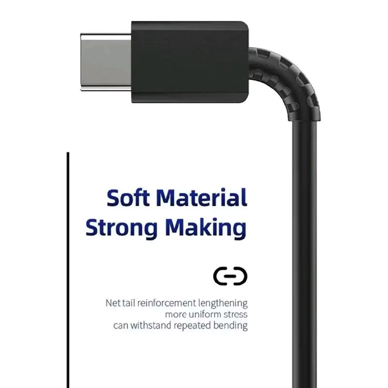 Kabel Data Sam Type C To Type C 5A SUPER FAST CHARGING ORIGINAL 100% M34 A32 A54 A33 A14 S20 A81 A80 A70 A71 S21 Panjang 1 Meter Cable Tebal Charger 7