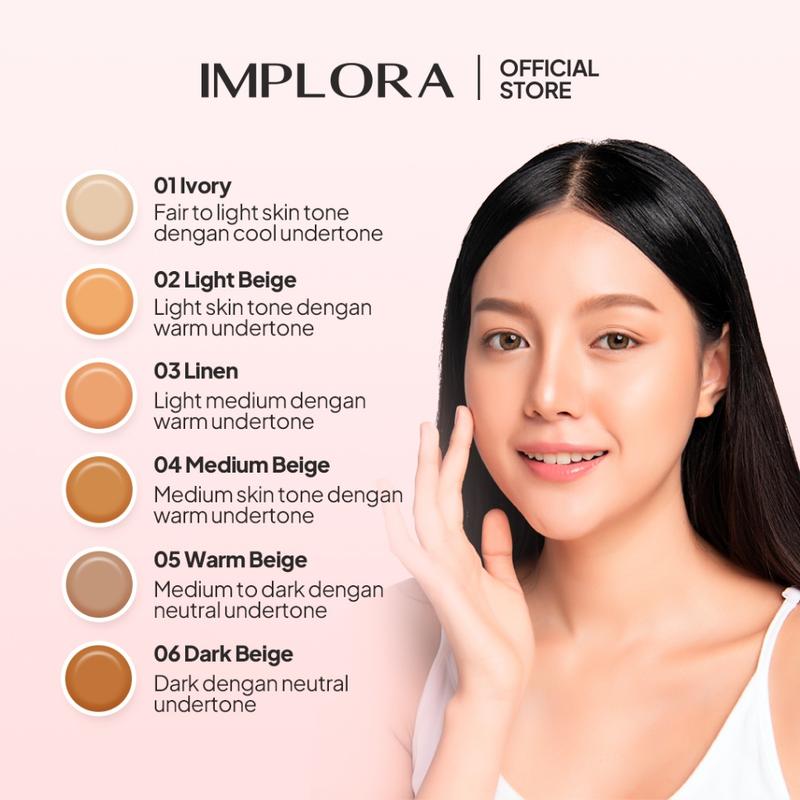 Implora Healthy Glow Cushion Full SIze & Refill Size Netto 13 gr 5