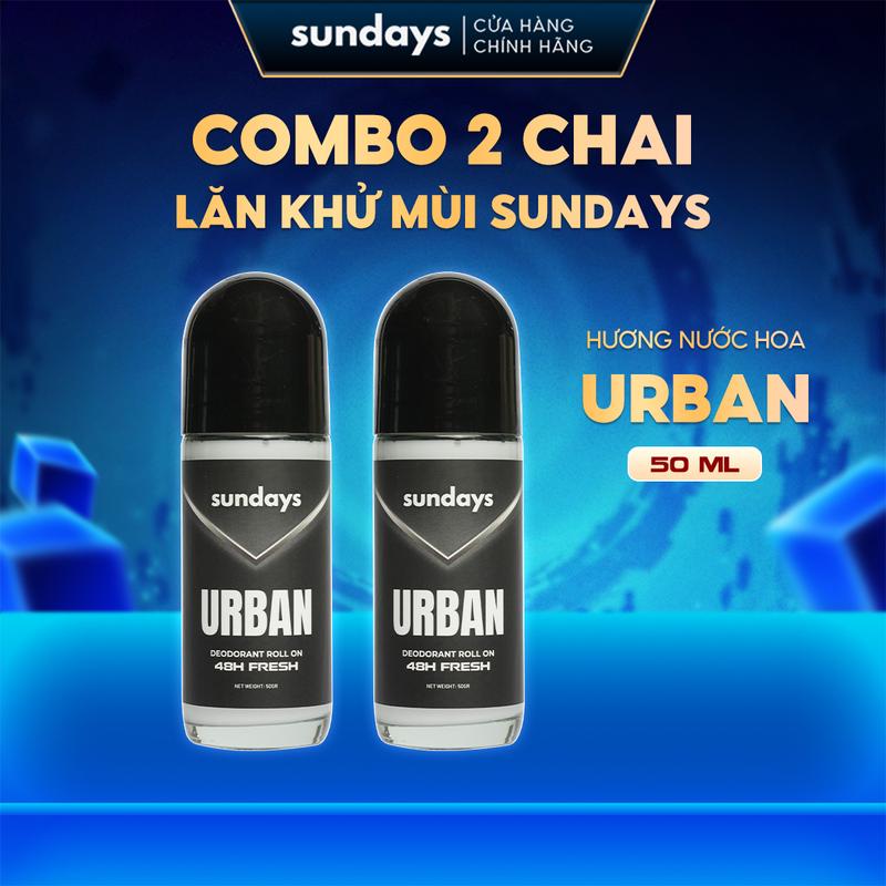 Lăn khử mùi, Lăn nách Sundays khử mùi hôi nách hỗ trợ dưỡng trắng, giảm thâm ngăn tiết mồ hôi