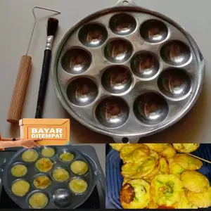 CETAKAN BAKLOR 12 LUBANG GRATIS SUTIL 1PCS / CETAKAN MARTABAK MINI CETAKAN KUR LUMPUR