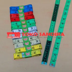 1 pcs Meteran jahit lebar 2 cm panjang 150 cm / meteran baju/meteran murah/sentian murah/sentian baju