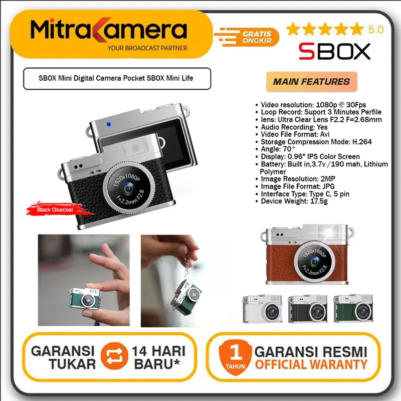SBOX Mini Digital Camera Pocket - Shop | Tokopedia