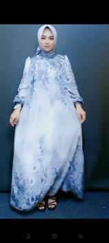 Product Review of set dung ceruty motif padaidi stored Gamis Digital from Y**d 1