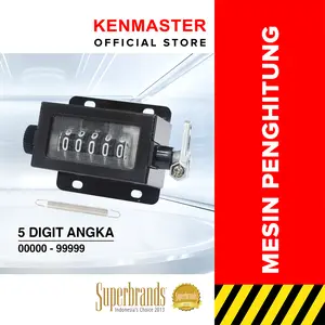 Mesin Hitung Cepat - Machine Counter KM-M67 - Alat Hitung 5 Digit - OL095