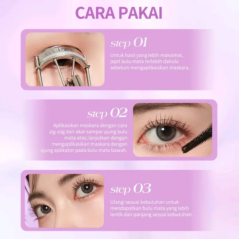 BNB Barenbliss Mascara Korean Roll to volume mascara/Hight To Volume mascara /Roll length  Maskara 2