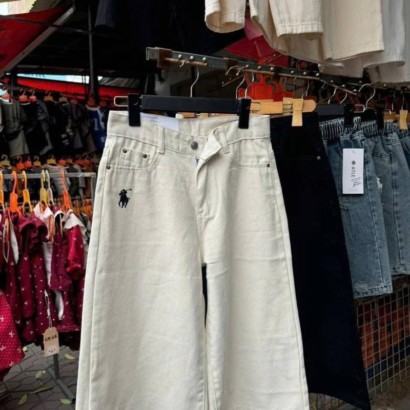 Quần Ngố Bò Thêu Ngựaa. Chất Bò Mềm Mại Đứng Form Size SML - Lựa Chọn Hoàn Hảo Cho Phong Cách Trẻ Trung Năng Động Cá Tính- Top Quần Jean Nữ 1