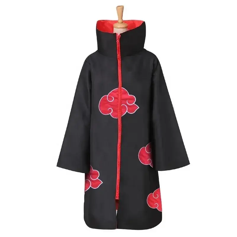 Jubah AKATSUKI Kostum Cosplay Anime NARUTO Shippuden Ninja Hokage 2