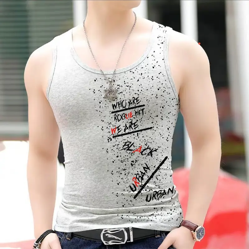 Bisa Cod Seluruh Indonesia/Atasan Saja/Singlet Black Urban - Singlet Murah 3
