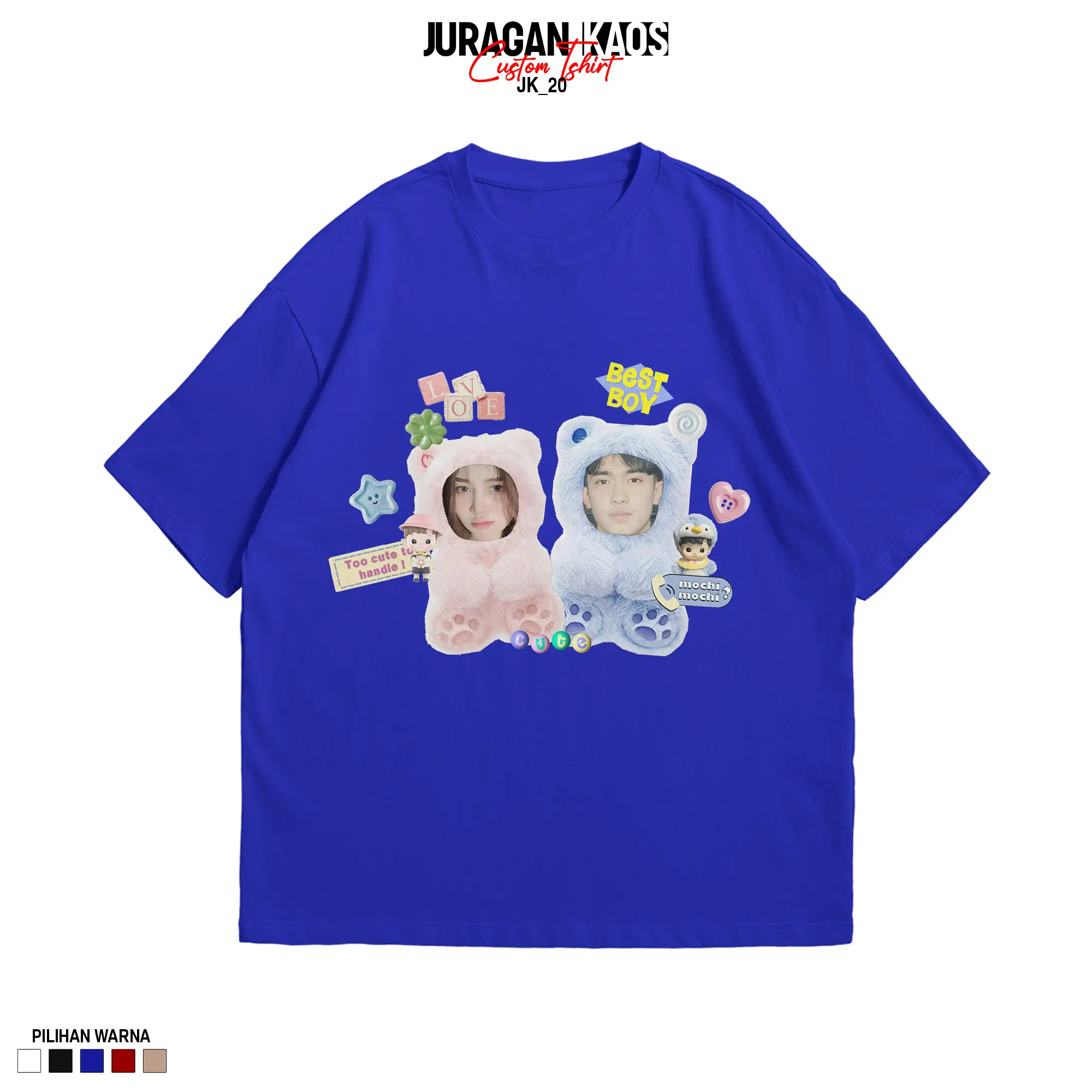 Lengan Pendek ( BIRU )