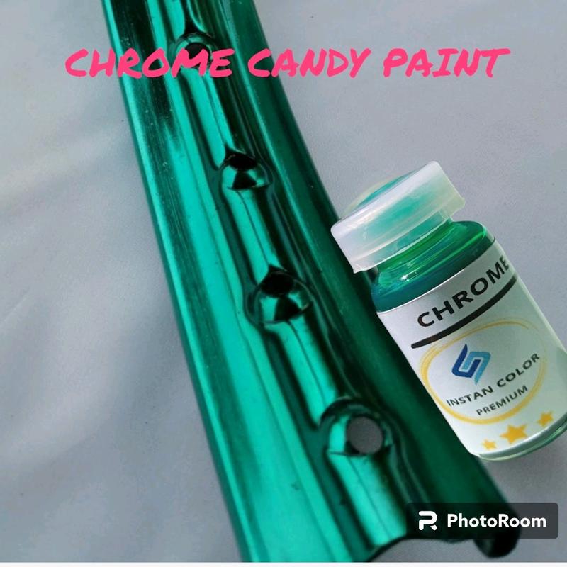 Crome candy cat / pewarna logam Velg Motor Mobil 2