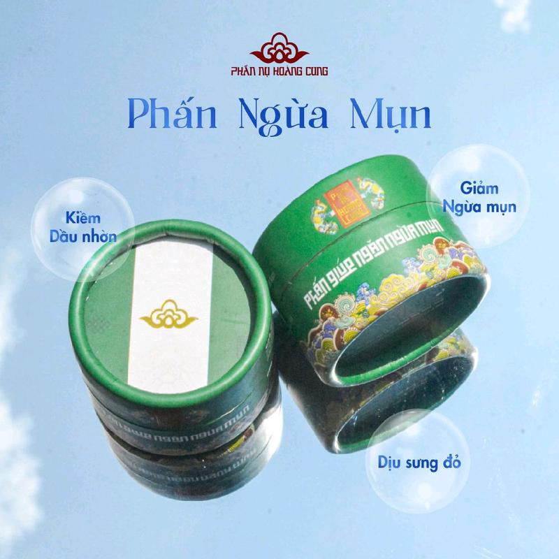   KOC  Phấn Ngừa Mụn Hỗ Trợ Gom Cồi Ngăn Ngừa Thâm Mụn Phấn Phủ Kiềm Dầu Phấn Nụ Hoàng Cung 25g 