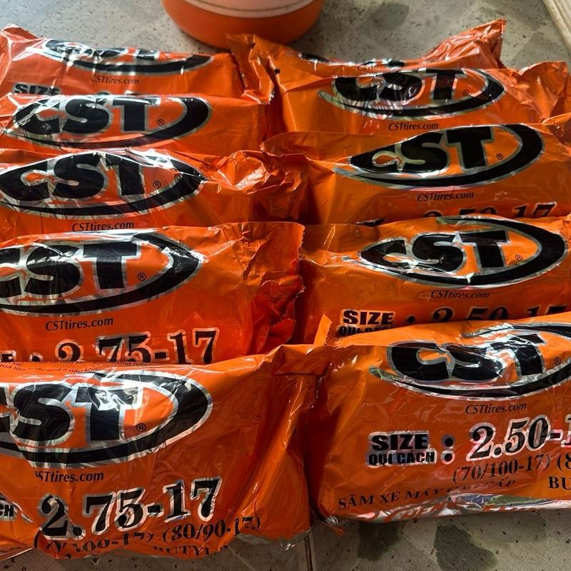 Combo 10 cái ruột xe săm xe máy cst chengshin size 250 vs 275 cho ae cần.gồm 70 90 17-80 90 17 cho ae gắn xe máy size 17 nha ae.