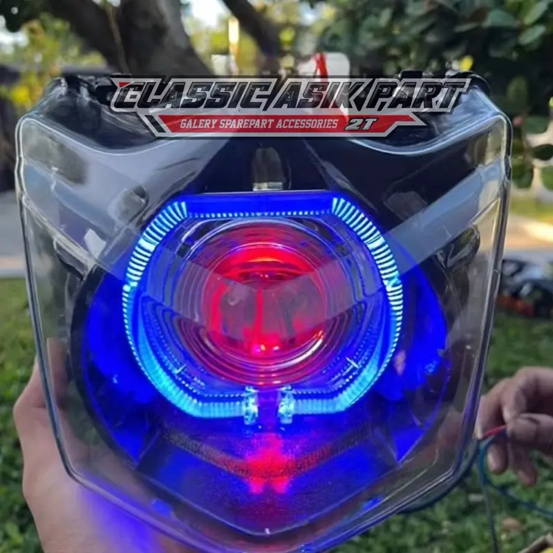 LAMPU DEPAN BILED BEAT LAMA KARBU 3,5 INCH FULLSET 3