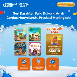 [Kado Akhir Tahun] Tentang Anak - Paket 4 Bilingual Boardbook: Tangguh, Empati, Ingin Tahu, Berani | Resilience, Empathy, Curiosity, Courage | Cerdaskan Kognitif & Emosi | Usia 3+ | Karakter Baik