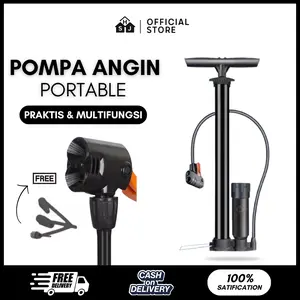 Pompa Angin Ban Sepeda Motor Mobil Bola Balon / Pompa Multifungsi Lokal