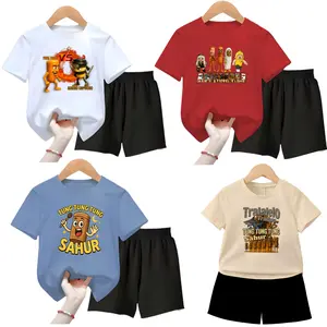 4 Stel 90ribuan Setelan Anak Celana Pendek Kekinian Usia 5-12 Tahun SERI 15