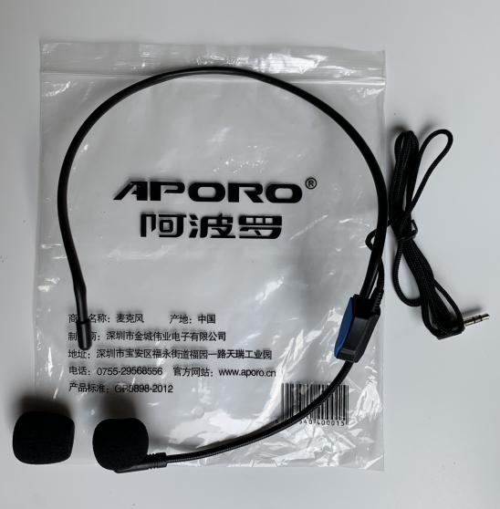 Micro có dây APORO chính hãng dùng cho máy trợ giảng không dây & có dây, hỗ trợ…