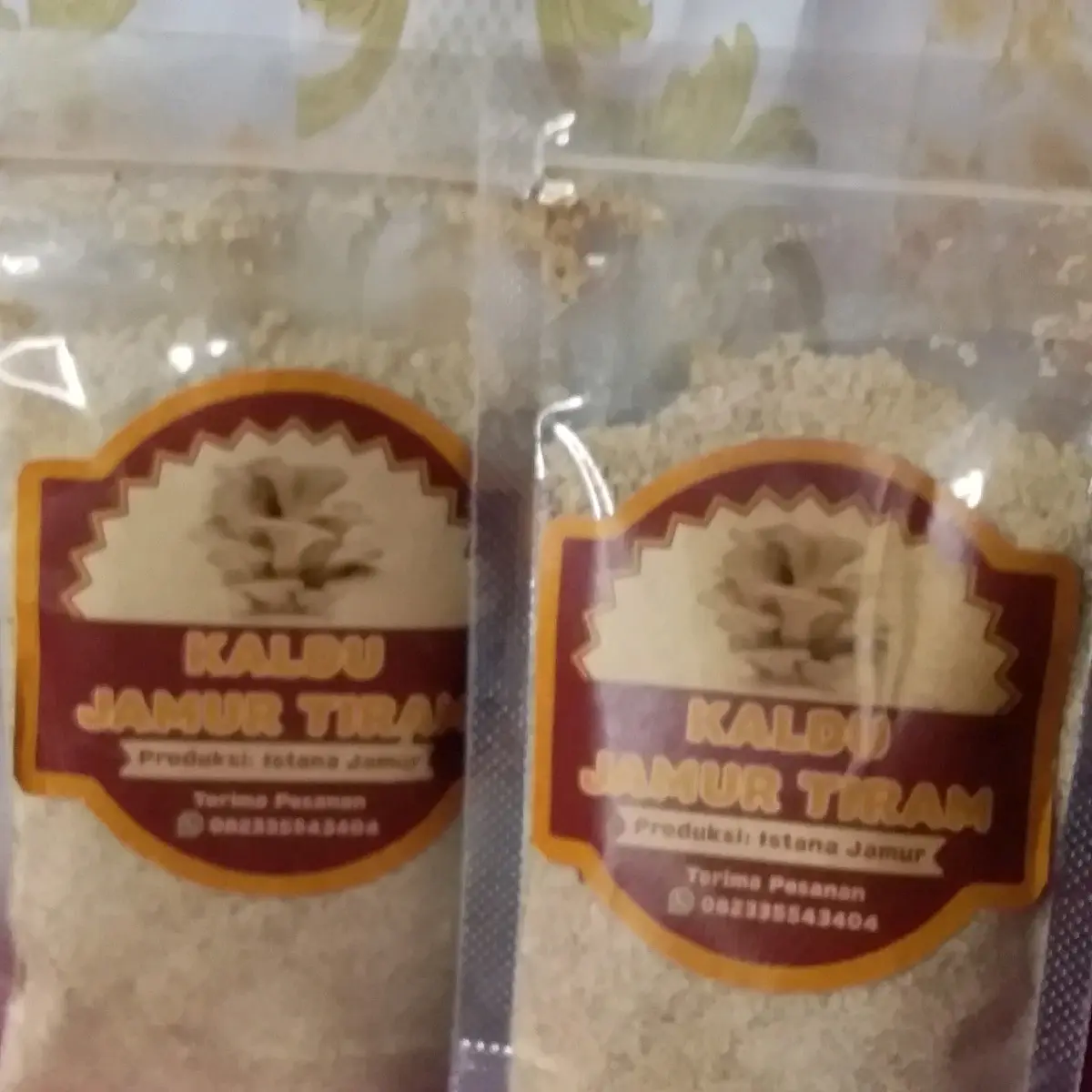 kaldu Jamur tiram yang di buat dari jamur tiram pilihan