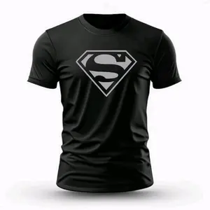 Baju Manset Pendek Olahraga superman Compresion Shirt / Baselayer lengan pendek Kompresi Olahraga / Kaos Streach Atasan Olahraga  Sport Pria Wanita ukuran S M L XL