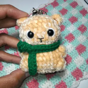 Crochet Keychain Bear | Gantungan Rajut Beruang | Mariahands
