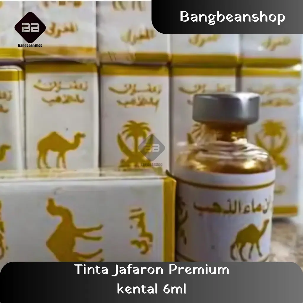 Tinta Jafaron Emas Merah Hitam Premium Kental 6ml Toner Anti Macet