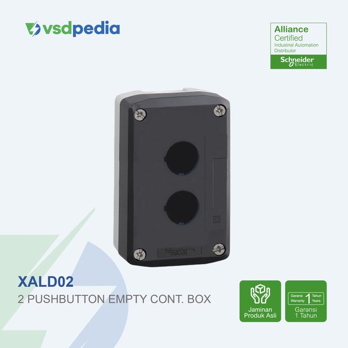 Gambar SCHNEIDER KOTAK KONTROL BOX PANEL KENDALI KOSONG HITAM UNTUK TOMBOL 22MM 1 / 2 / 3 LUBANG KONEKTOR IP66 XALD01 XALD02 XALD03 dari vsdpedia Kota Administrasi Jakarta Timur 2 Tokopedia