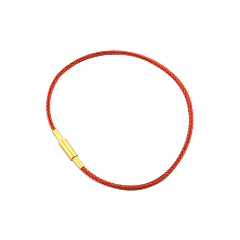 1.5mm thin steel wire rope titanium steel can string small hole beads bracelet bracelet gold beads bracelet diy bracelet