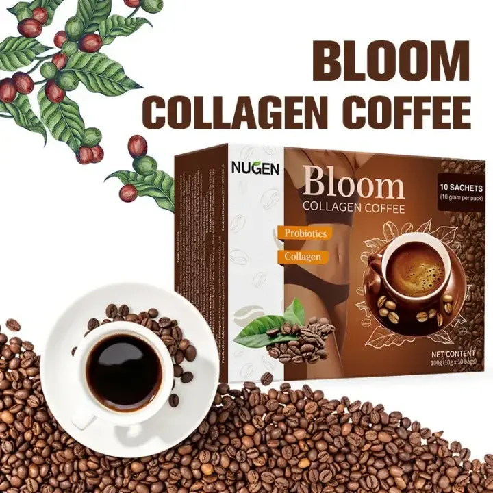 100gr Bloom Collagen Coffee Instant coffee Original Robusta Collagen Drink | Kopi Sanger | Kopi Ulee Kareng | Kopi Sachet 1