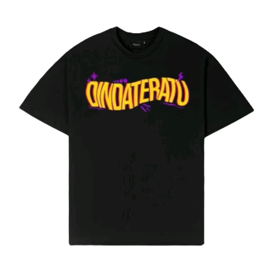 Kaos pria distro keren musik dangdut DINDATERATU oblong katun combet Atasan Dewasa Lengan pendek casual S