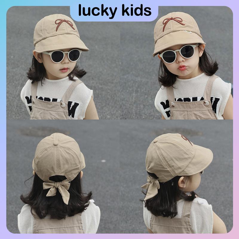 Mũ Nơ Trẻ Em, Mũ Mỏng Nhanh Khô, Thoáng Khí, Mũ lưỡi Trai Mặt Trời Eaf Lớn, Dành Cho Bé Gái Từ 1-5 Tuổi, Phong Cách Hàn Quốc, Mũ Chống Nắng, Thích Hợp Cho Mùa Xuân Và Mùa Hè