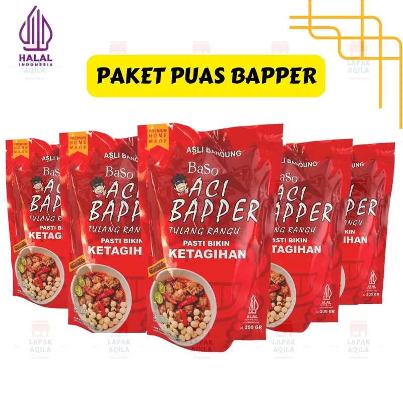 Baso Aci Bapper paket 5 Pcs 0