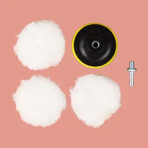 alat poles body mobil  bulu halus- Polisher Pad Wol Poles Wax Body Mobil Car