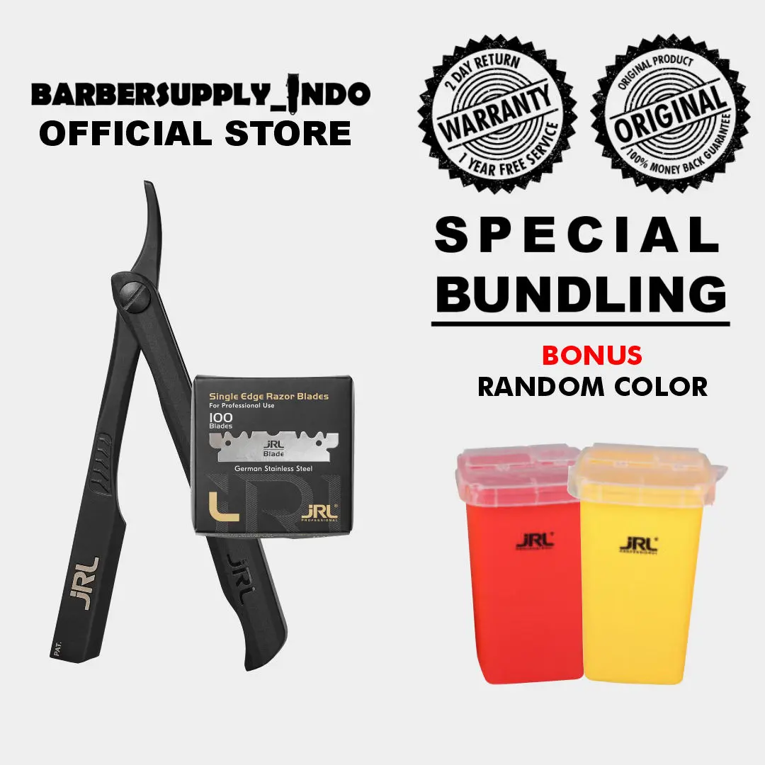 BUNDLING PAKET SHAVING JRL SILET RAZOR ALAT CUKUR ORIGINAL