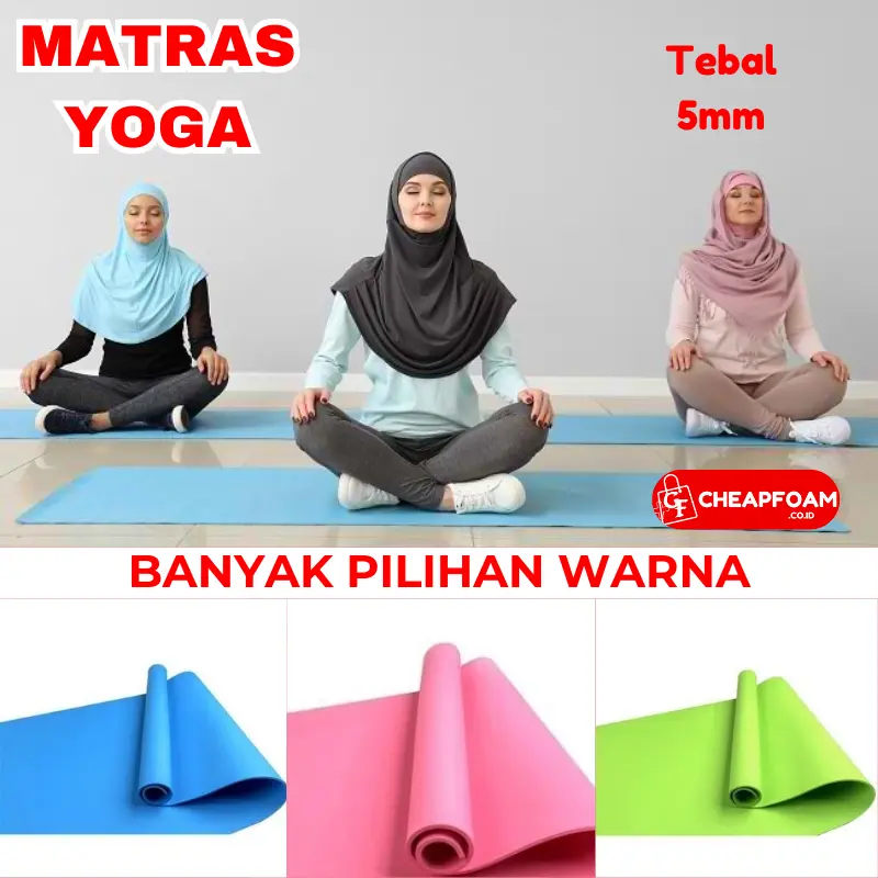 Matrass Olahraga, Matrass Camping Matras serbaguna Eva Matrass 5mm Matrass Yoga