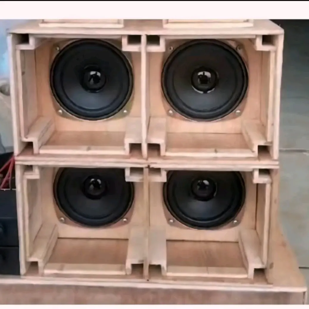 Paket dobel speaker ACR box lengkap. Box Speker wofer double 6 inch. Bisa riques