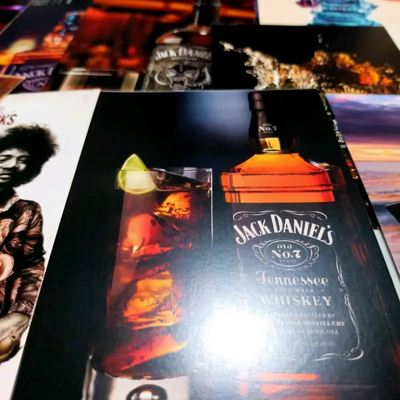 POSTER STICKER motif jack daniel's BAHAN STICKER UK A6, A5, A4 50pcs /POSTER STICKER/ HIASAN DINDING/ KERTAS CHROMO / STICKER KEREN 3